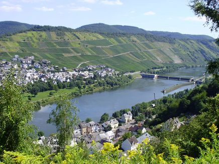 enkirch-kövenig-slot Zicht op het slot in Enkirch/Kövenig