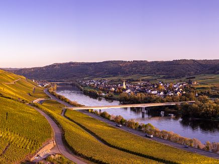 panorama van de moselle-kinheim panorama van de moselle Kinheim